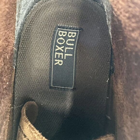 Bull Boxer Shoes Leather Mens US Size 9 Distressed Lace Up Handcrafted Brown 42 - Picture 7 of 9